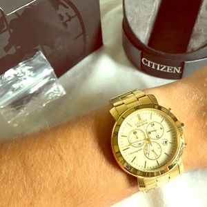 Gold Citizen Eco Drive Watch